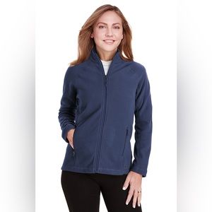 Marmot Navy Dark Blue Fleece Full Zip Jacket in medium